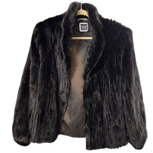 Saga Furs Black Mink Jacket